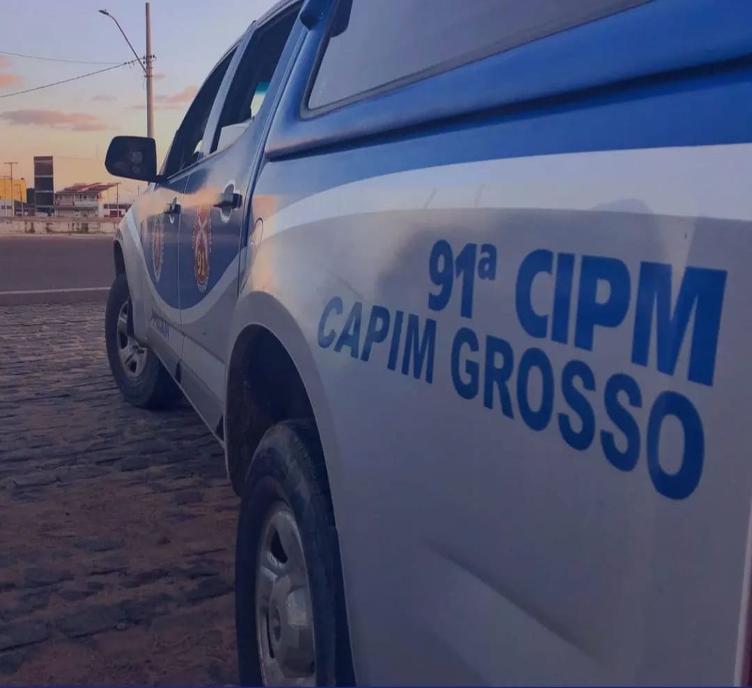 HOMICIDA PRESO EM FLAGRANTE EM CAPIM GROSSO